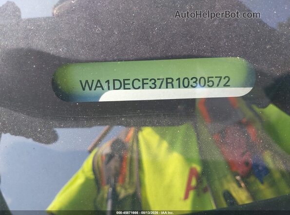 WA1DECF37R1030572 2024 AUDI Q3 Gray Вид задньої частини салону