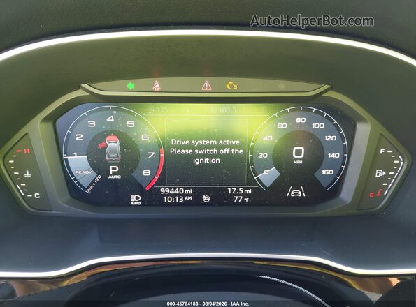 WA1DECF38L1041328 2020 AUDI Q3 Black Հետևի նստատեղերի տեսք
