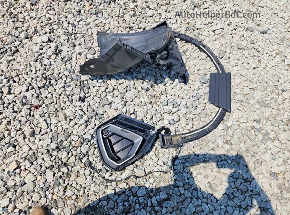 WA1DECF38M1017080 2021 AUDI Q3 Blue Vista de la etiqueta del VIN
