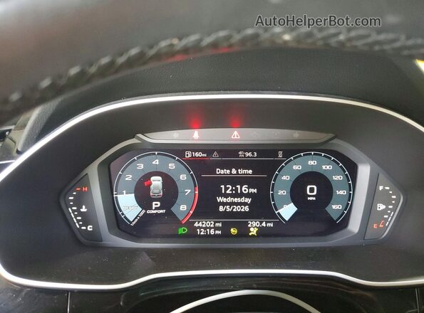 WA1DECF38N1004850 2022 AUDI Q3 White Սարքավորումների վահանակի տեսք