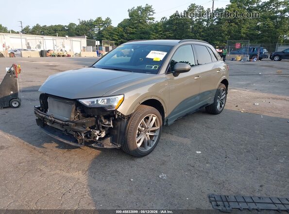 WA1DECF38N1088880 2022 AUDI Q3 Gray Передня ліва чверть