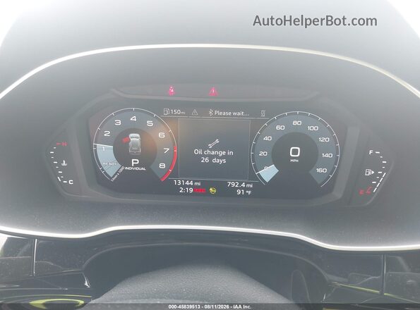 WA1DECF38P1047281 2023 AUDI Q3 Black Вид задніх сидінь