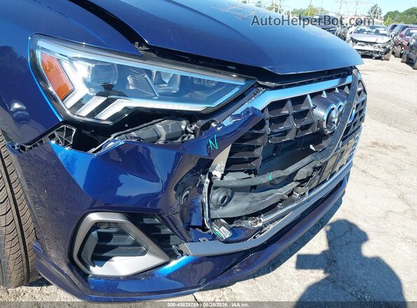 WA1DECF38P1122769 2023 AUDI Q3 Blue წინა ხედი