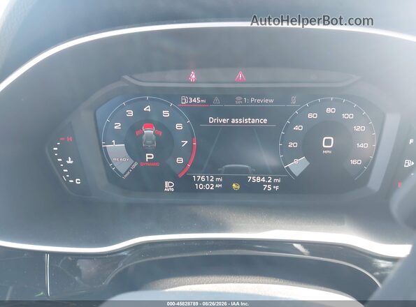 WA1DECF38P1122769 2023 AUDI Q3 Blue უკანა სავარძლების ხედი