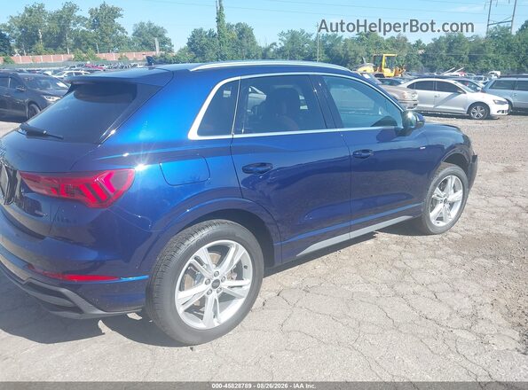 WA1DECF38P1122769 2023 AUDI Q3 Blue უკანა მარჯვენა