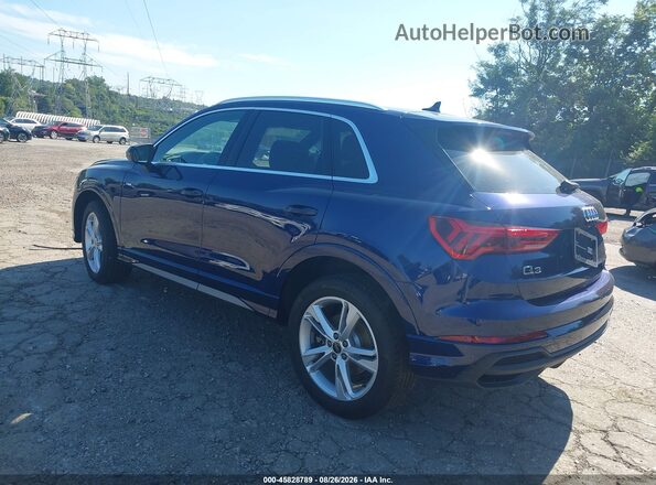 WA1DECF38P1122769 2023 AUDI Q3 Blue უკანა მარცხენა
