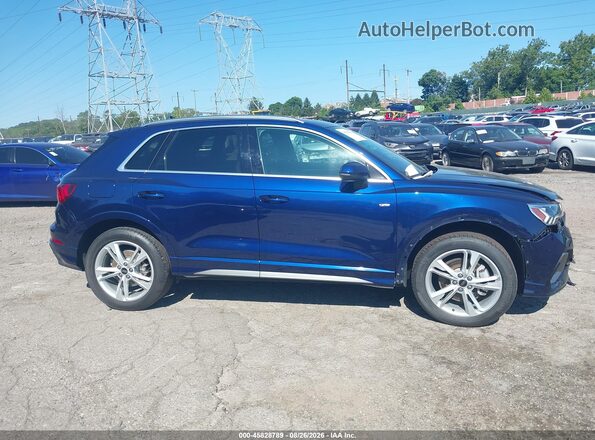 WA1DECF38P1122769 2023 AUDI Q3 Blue სალონის 360-გრადუსიანი ხედი