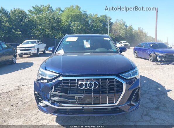 WA1DECF38P1122769 2023 AUDI Q3 Blue უკანა სალონის ხედი