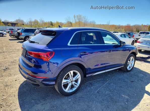 WA1DECF38R1055738 2024 AUDI Q3 Blue Rear right