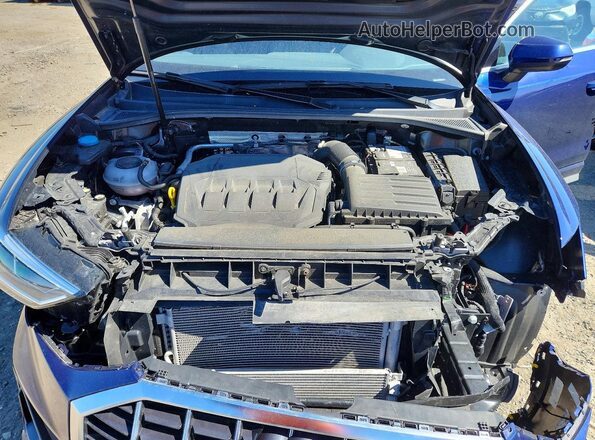 WA1DECF38R1055738 2024 AUDI Q3 Blue Engine compartment view