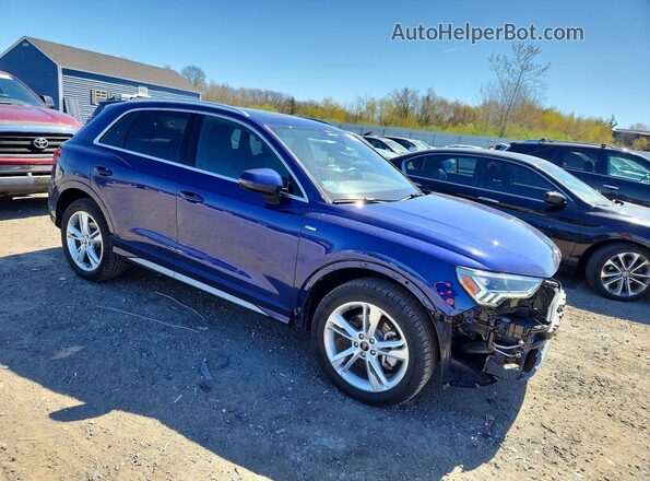 WA1DECF38R1055738 2024 AUDI Q3 Blue Front right