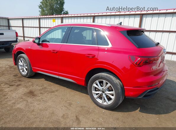WA1DECF38S1052599 2025 AUDI Q3 Red Задня ліва чверть