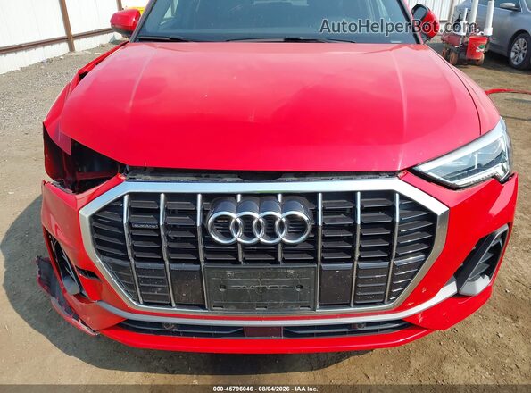 WA1DECF38S1052599 2025 AUDI Q3 Red Вид спереду