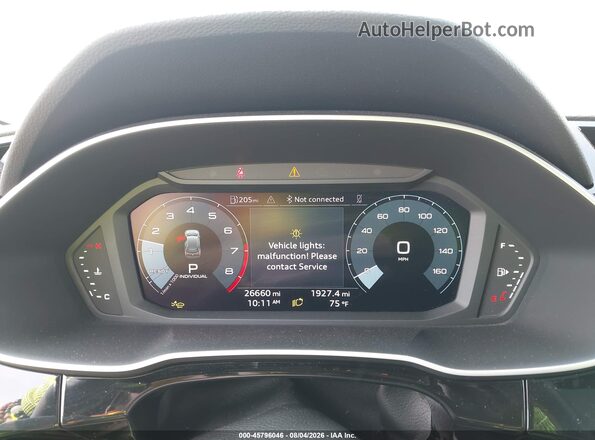 WA1DECF38S1052599 2025 AUDI Q3 Red Вид задніх сидінь