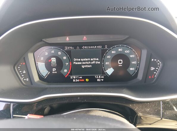 WA1DECF39R1124176 2024 AUDI Q3 White უკანა სავარძლების ხედი