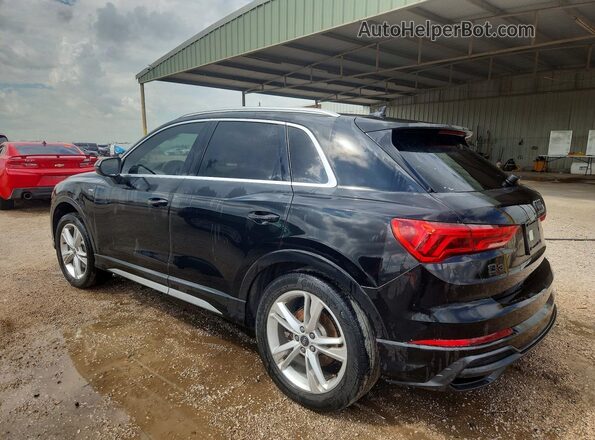 WA1DECF3XN1139067 2022 AUDI Q3 Black Задня ліва чверть