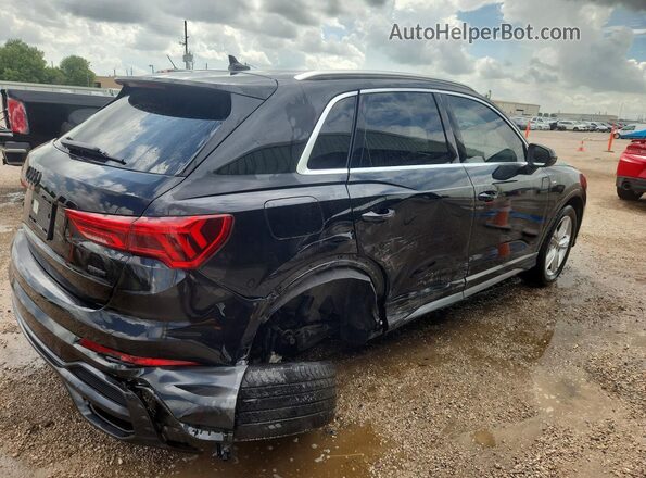 WA1DECF3XN1139067 2022 AUDI Q3 Black Задня права чверть