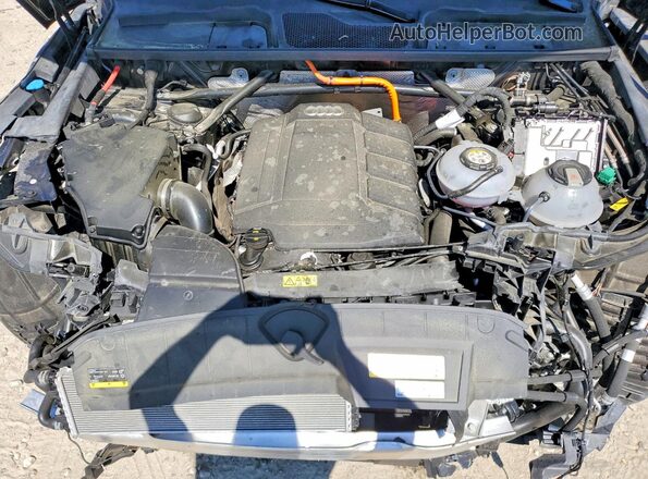 WA1E2AFY0L2046028 2020 AUDI Q5 Blue Vista del compartimento del motor