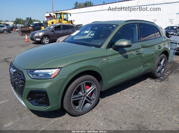 WA1E2AFY5R2086601 2024 AUDI Q5 Green Передня ліва чверть