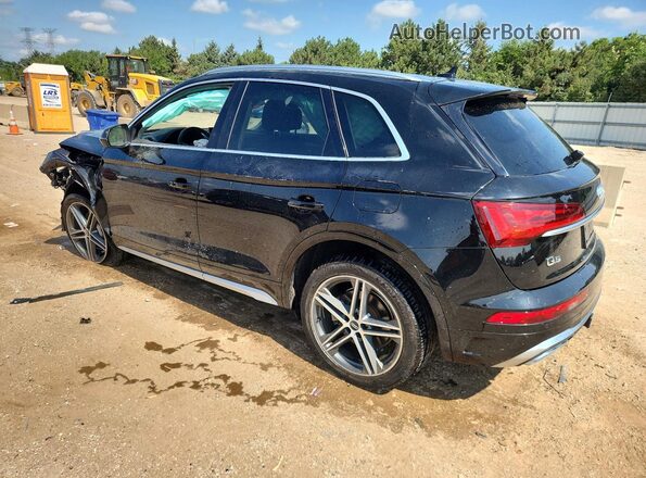 WA1E2AFY6M2026481 2021 AUDI Q5 Black Задня ліва чверть