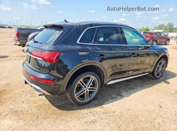 WA1E2AFY6M2026481 2021 AUDI Q5 Black Задня права чверть