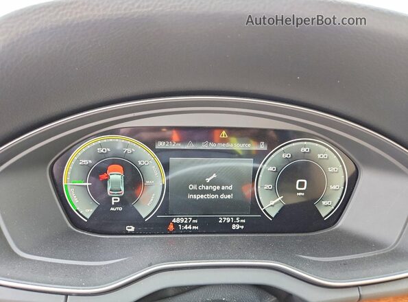 WA1E2AFY7P2072146 2023 AUDI Q5 Черный Вид щитка приборов