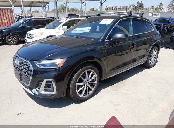 WA1E2AFY9M2045459 2021 AUDI Q5 Black Передня ліва чверть