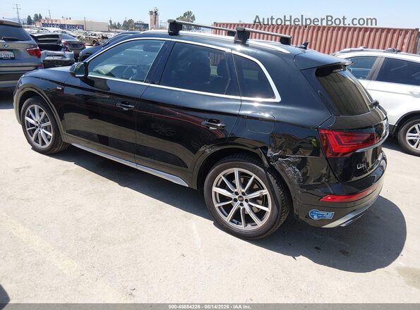 WA1E2AFY9M2045459 2021 AUDI Q5 Black Задня ліва чверть