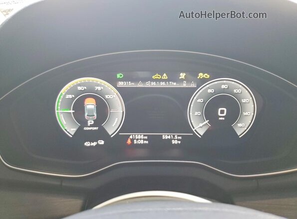 WA1E2AFY9M2090773 2021 AUDI Q5 White Widok komory silnika