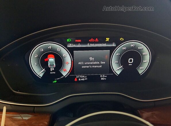 WA1E2AFY9N2088698 2022 AUDI Q5 Silver Вид щитка приладів
