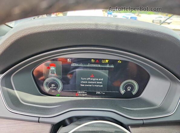 WA1E2BFYXP2092767 2023 AUDI Q5 Серый Вид щитка приборов