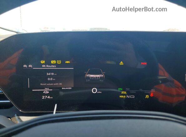 WA1E4BGF2SA076262 2025 AUDI OTHER Black Instrument cluster view