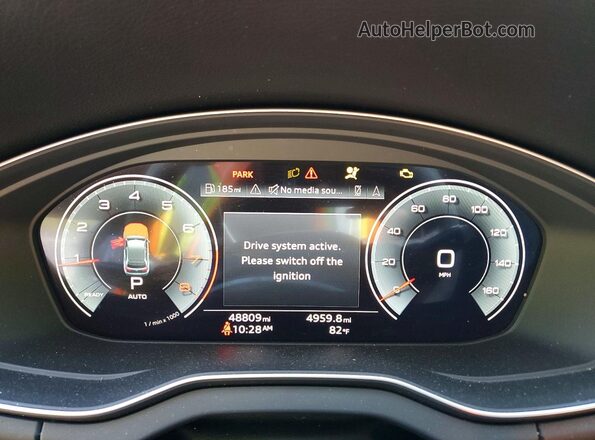 WA1EAAFY1P2144364 2023 AUDI Q5 Gray Widok zestawu wskaźników