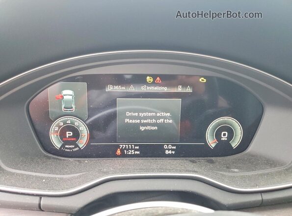 WA1EAAFY4P2000288 2023 AUDI Q5 Gray Instrument cluster view