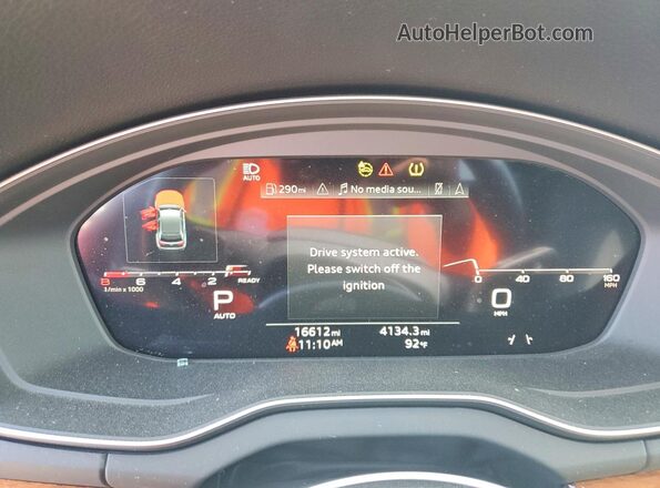 WA1EAAFY4P2132161 2023 AUDI Q5 Black Widok zestawu wskaźników