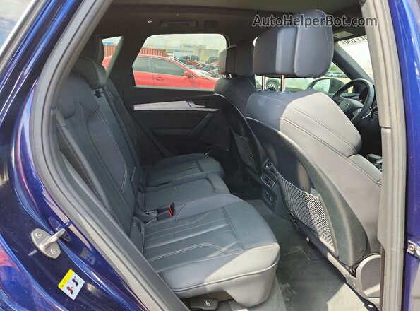 WA1EAAFY4P2188763 2023 AUDI Q5 Blue Rear interior view
