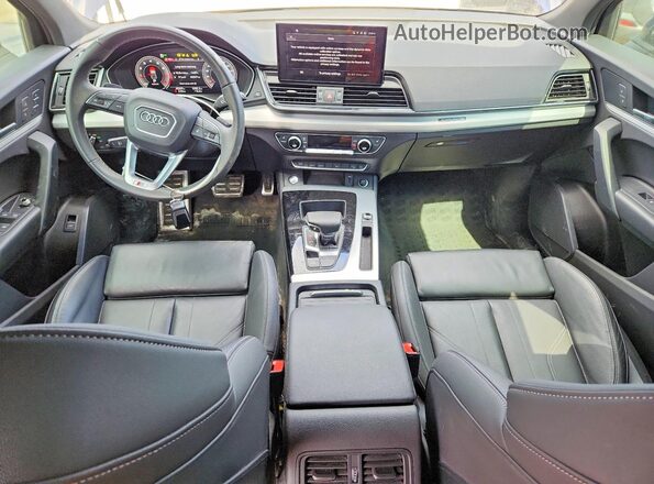 WA1EAAFY4P2188763 2023 AUDI Q5 Blue Dashboard view