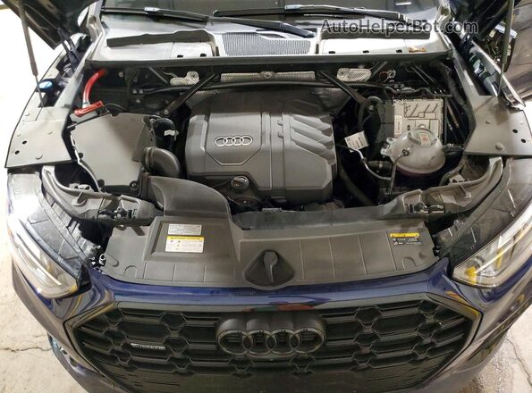 WA1EAAFY4R2053141 2024 AUDI Q5 Blue Engine compartment view
