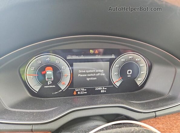 WA1EAAFY5P2154038 2023 AUDI Q5 Black Սարքավորումների վահանակի տեսք