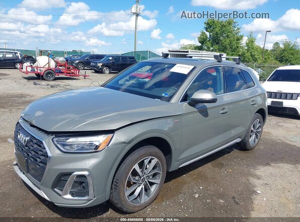 WA1EAAFY6R2006676 2024 AUDI Q5 Gray Առջևի ձախ երեք քառորդ տեսարան