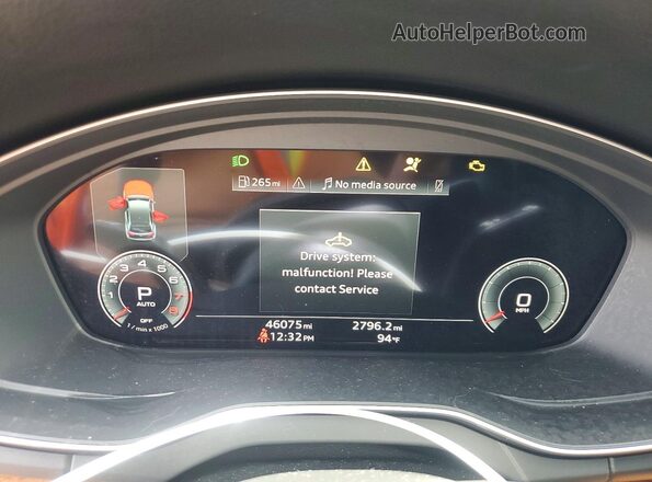 WA1EAAFY8P2188524 2023 AUDI Q5 Gray Instrument cluster view