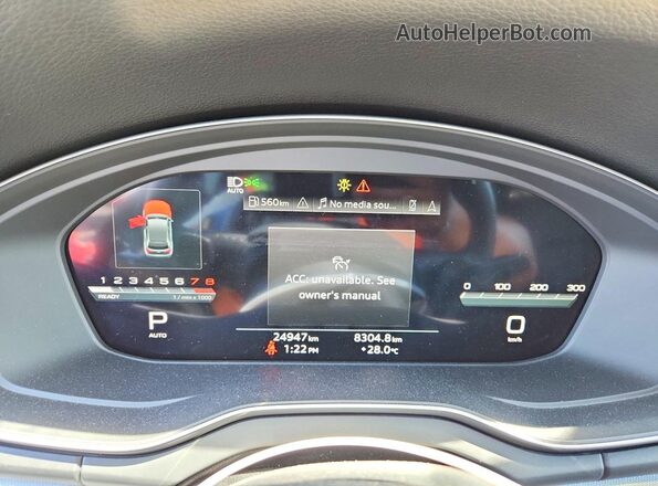WA1EAAFY8R2036214 2024 AUDI Q5 Black Vista del cuadro de instrumentos