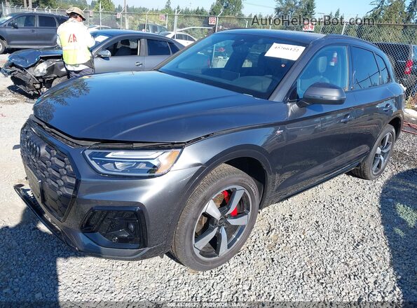 WA1EAAFYXR2065116 2024 AUDI Q5 Gray წინა მარცხენა ხედი სამი მეოთხედიდან