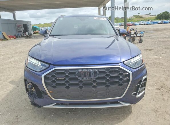 WA1EAAFYXS2034499 2025 AUDI Q5 Blue Вид спереду