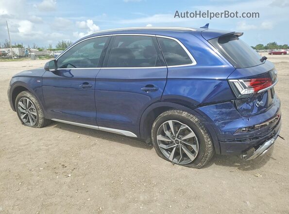 WA1EAAFYXS2034499 2025 AUDI Q5 Blue Задня ліва чверть