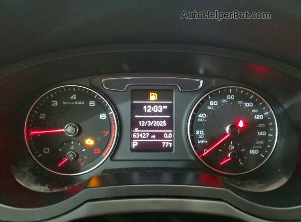 WA1ECCFS2HR013468 2017 AUDI Q3 Gray ხელსაწყოთა პანელის ხედი