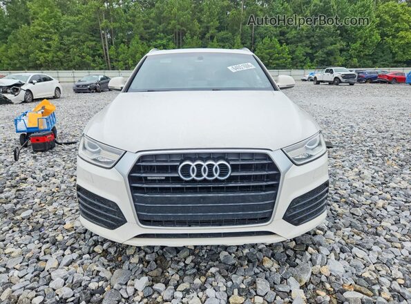 WA1ECCFS4JR022291 2018 AUDI Q3 White Widok z przodu