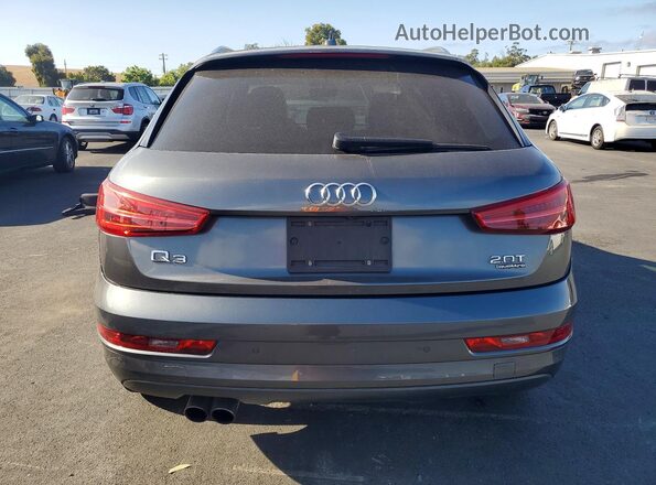WA1ECCFS7JR001080 2018 AUDI Q3 Gray Widok z tyłu
