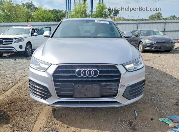 WA1ECCFS9JR020813 2018 AUDI Q3 Silver Widok z przodu