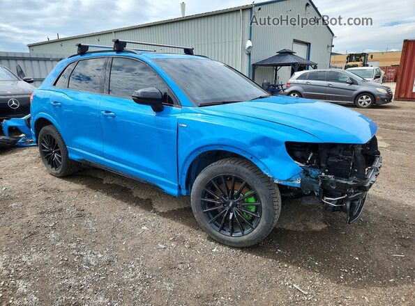 WA1EECF30M1002044 2021 AUDI Q3 Blue Przód prawy